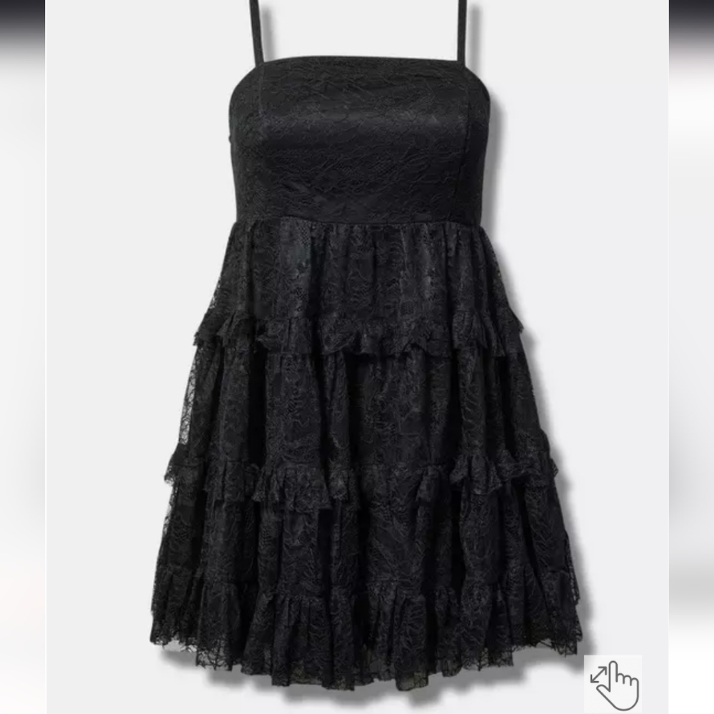 Torrid Black Lace Dress